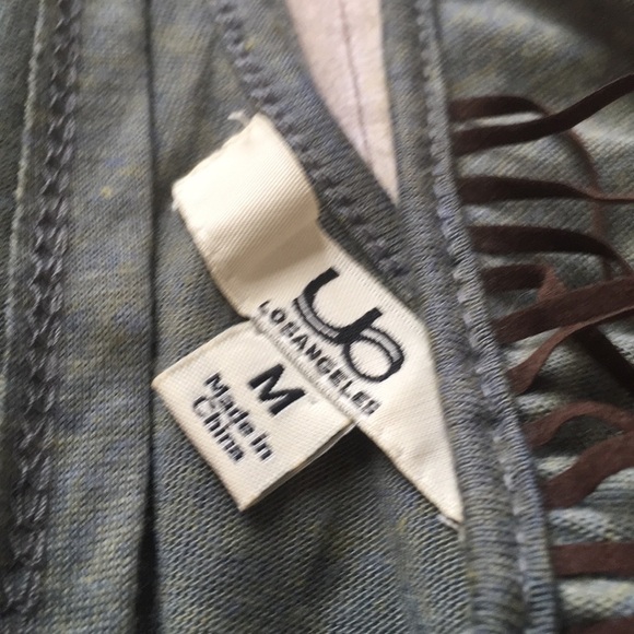 Ya Los Angeles Open Back Fringe Tank - Picture 3 of 7